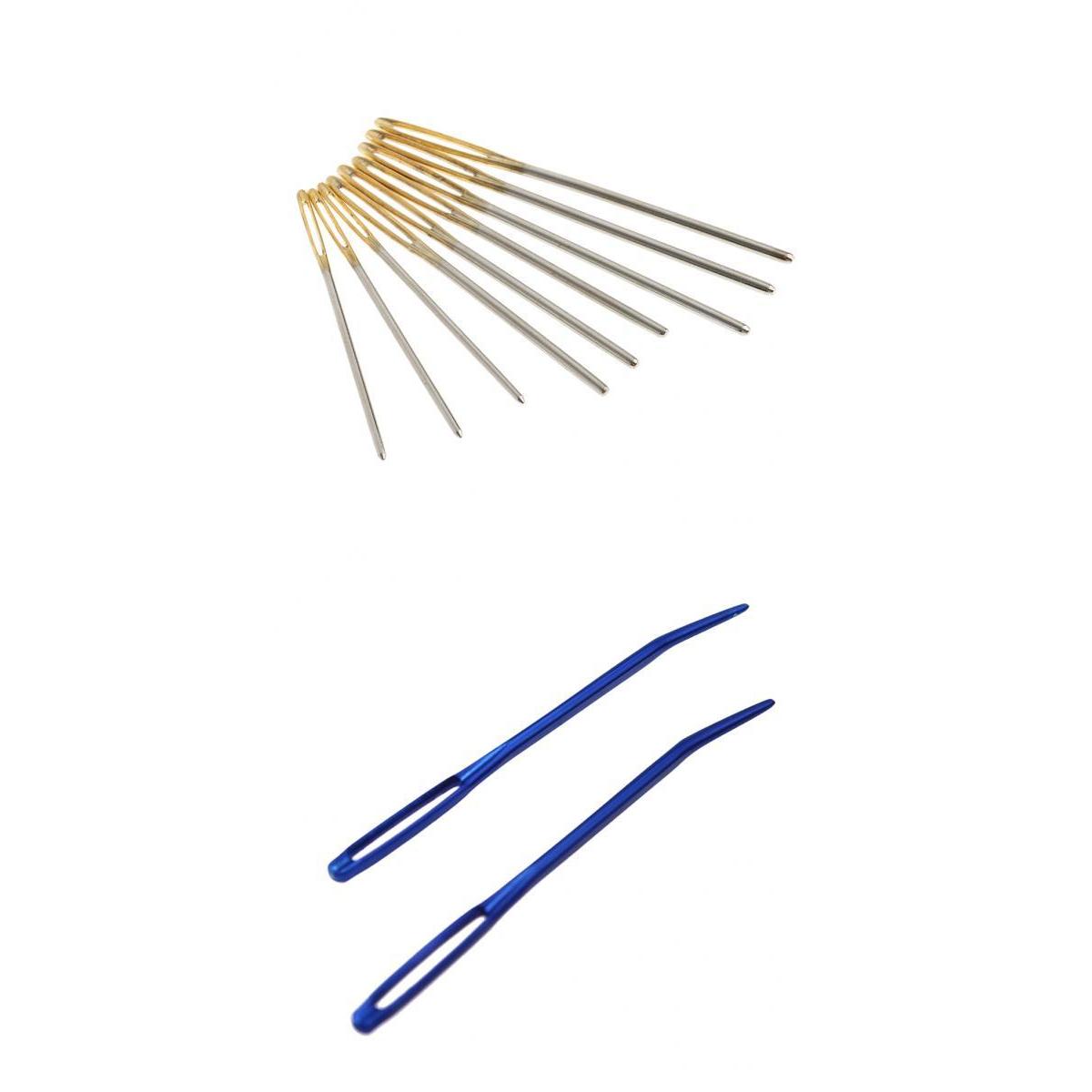 11pcs Large Eye Blunt Needles&Bent Tip Needles for Yarn Hand Sewing Darning
