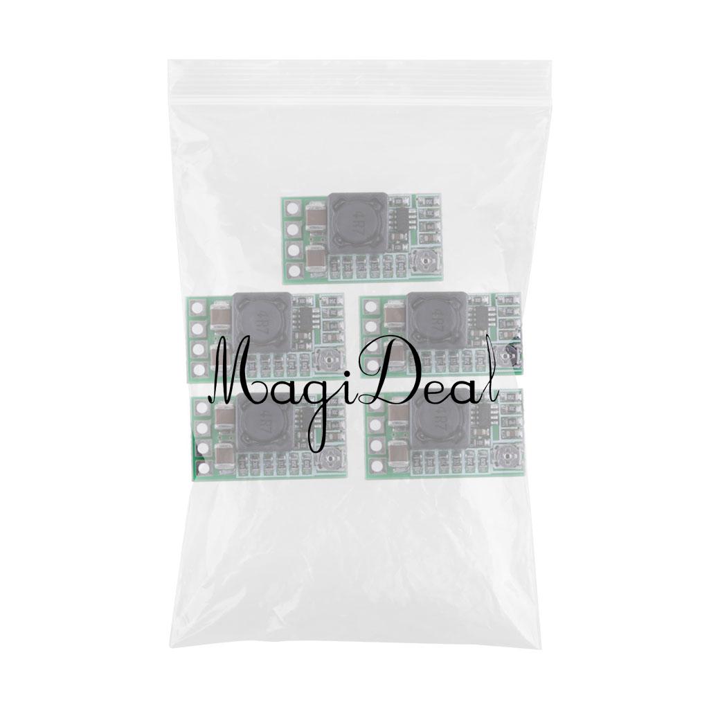 5Pcs Mini DC DC Buck Converter DC 4.5-24V to 5V 3A Power Supply