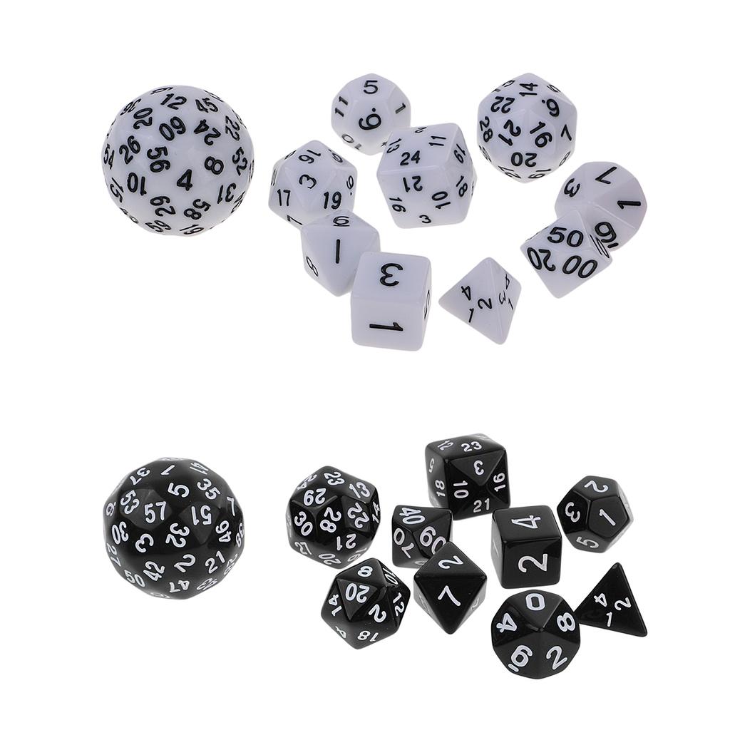 20x Digital Dices Multi-sided Dice Set for RPG Role-Playing Game Accessories