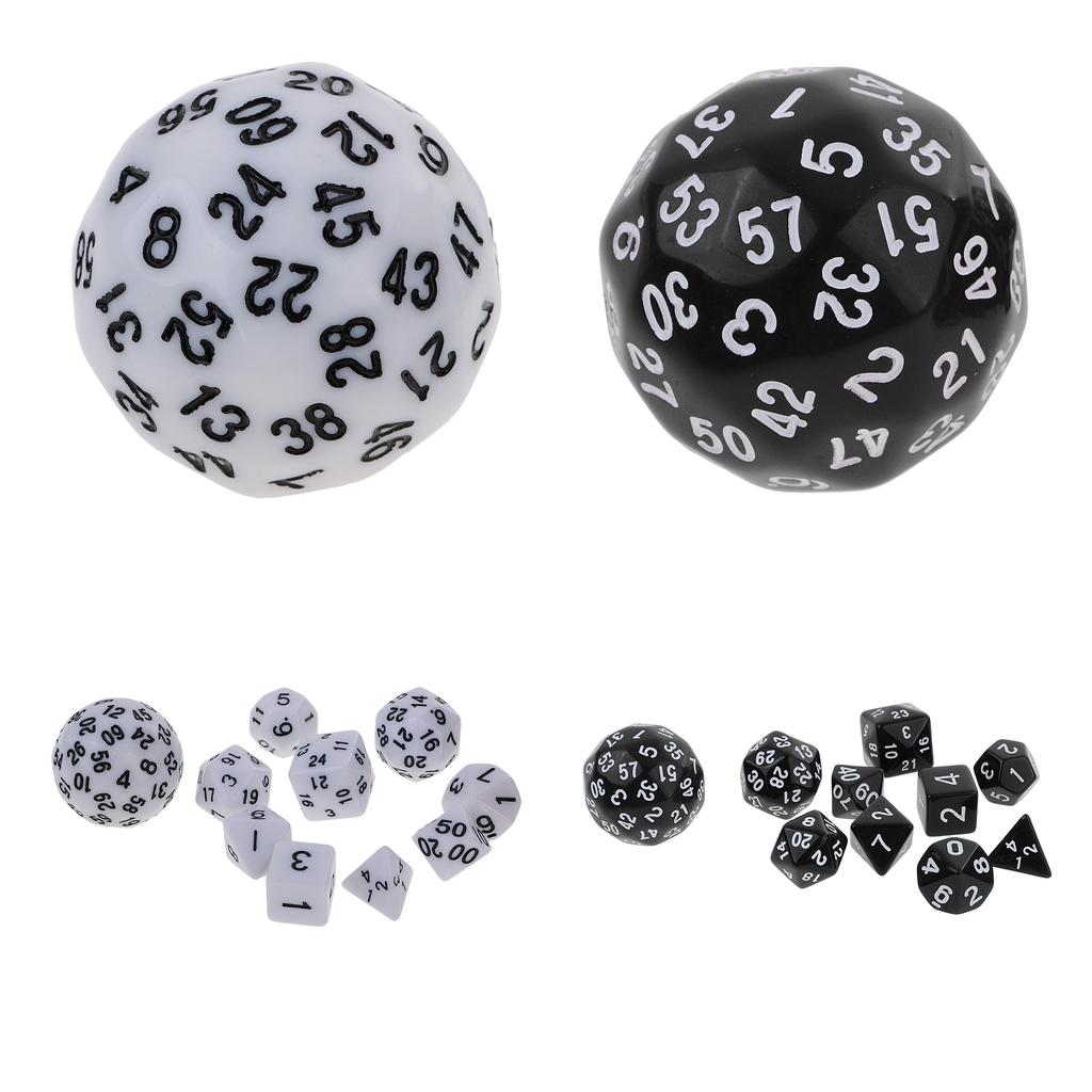 20x Digital Dices Multi-sided Dice Set for RPG Role-Playing Game Accessories