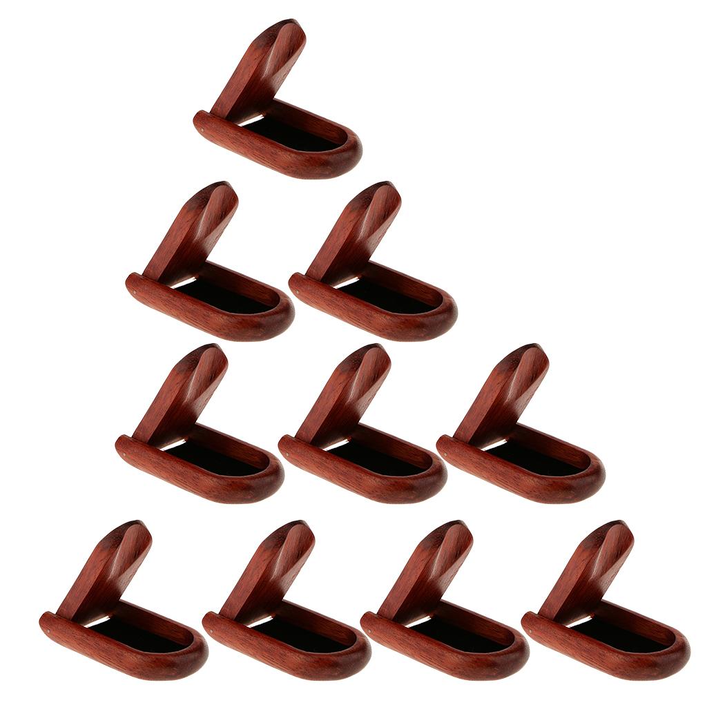 10 Pieces Durable Foldable Rosewood Smoking Pipe Stand Rack Holder Men Gift