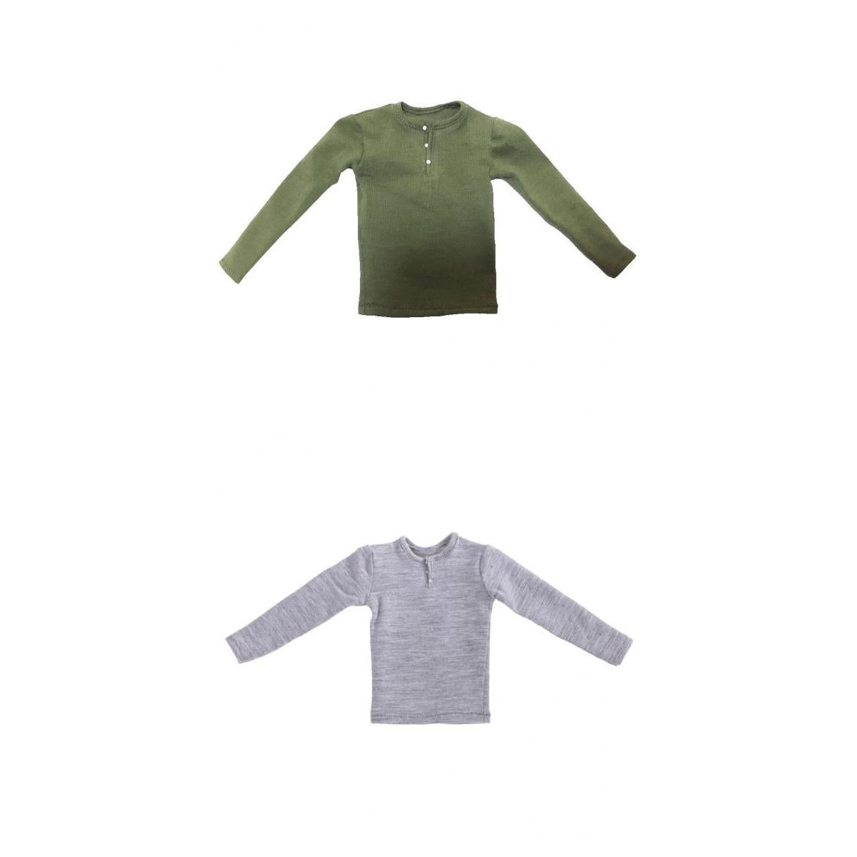 1/6 Scale Male Figure Long Sleeve T-shirts for 12 Inch Action Body