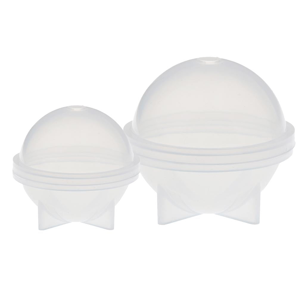 40mm 60mm Sphere Ball Shape Silicone Mold Mould Resin Casting Jewelry Making