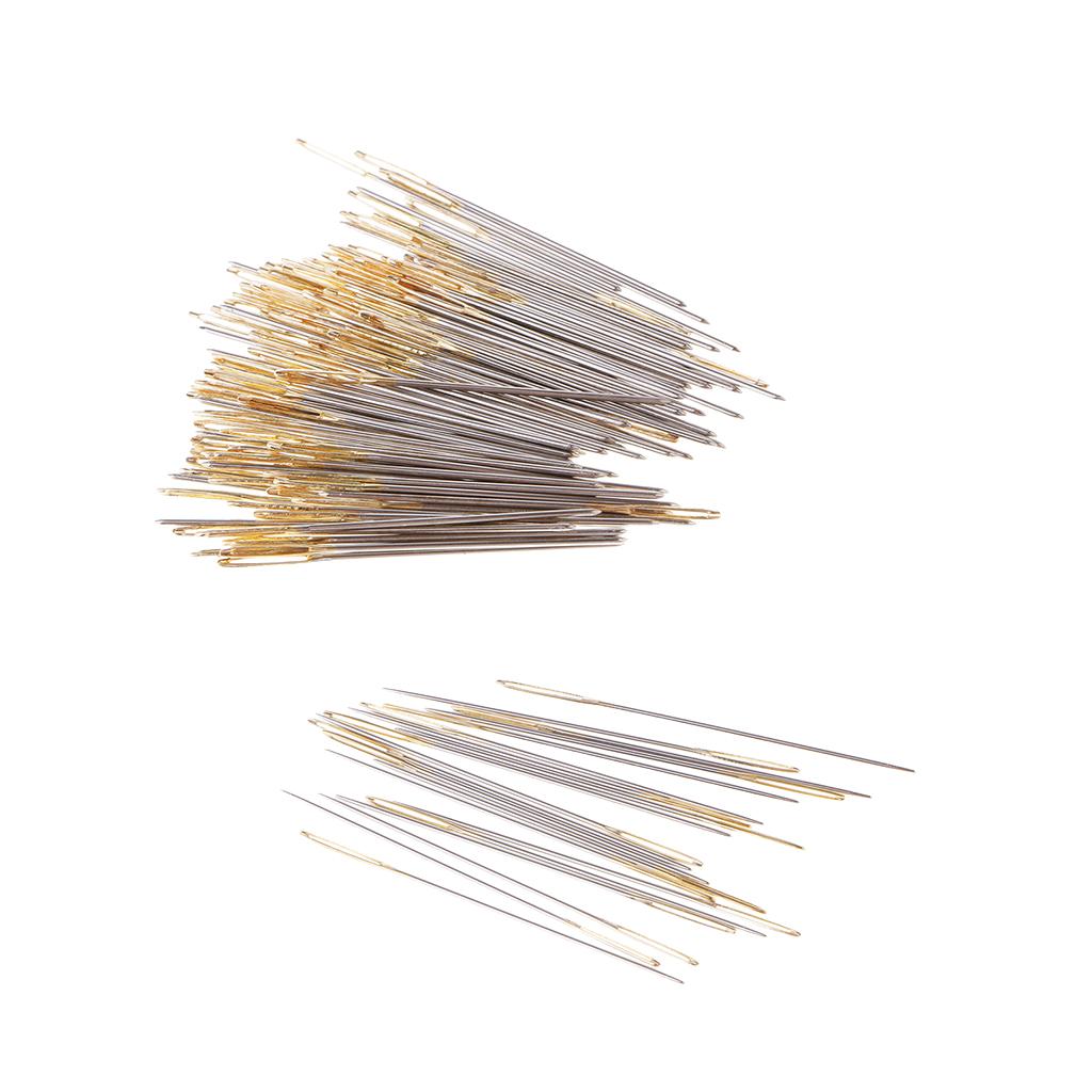 120Pcs Large Eye Embroidery Fabric Cross Stitch Needle DIY Craft 26# 28#