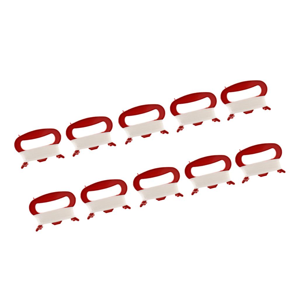 10pcs Kite Handle & 100m Kite Line for Camping Fishing Outdoor Activity Red