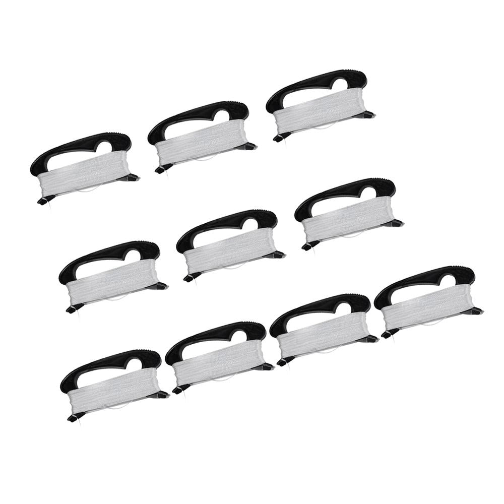 10x Kite Handle & 100m Kite Line for Camping Fishing Outdoor Activity Black