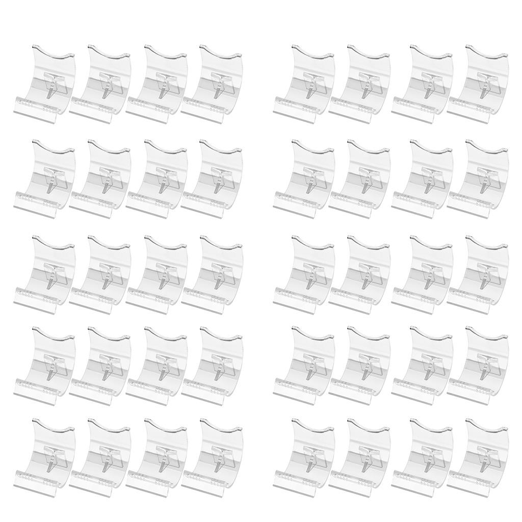 40pcs Lighter Display Stand Clear Acrylic Easel Holder Rack for Lighter