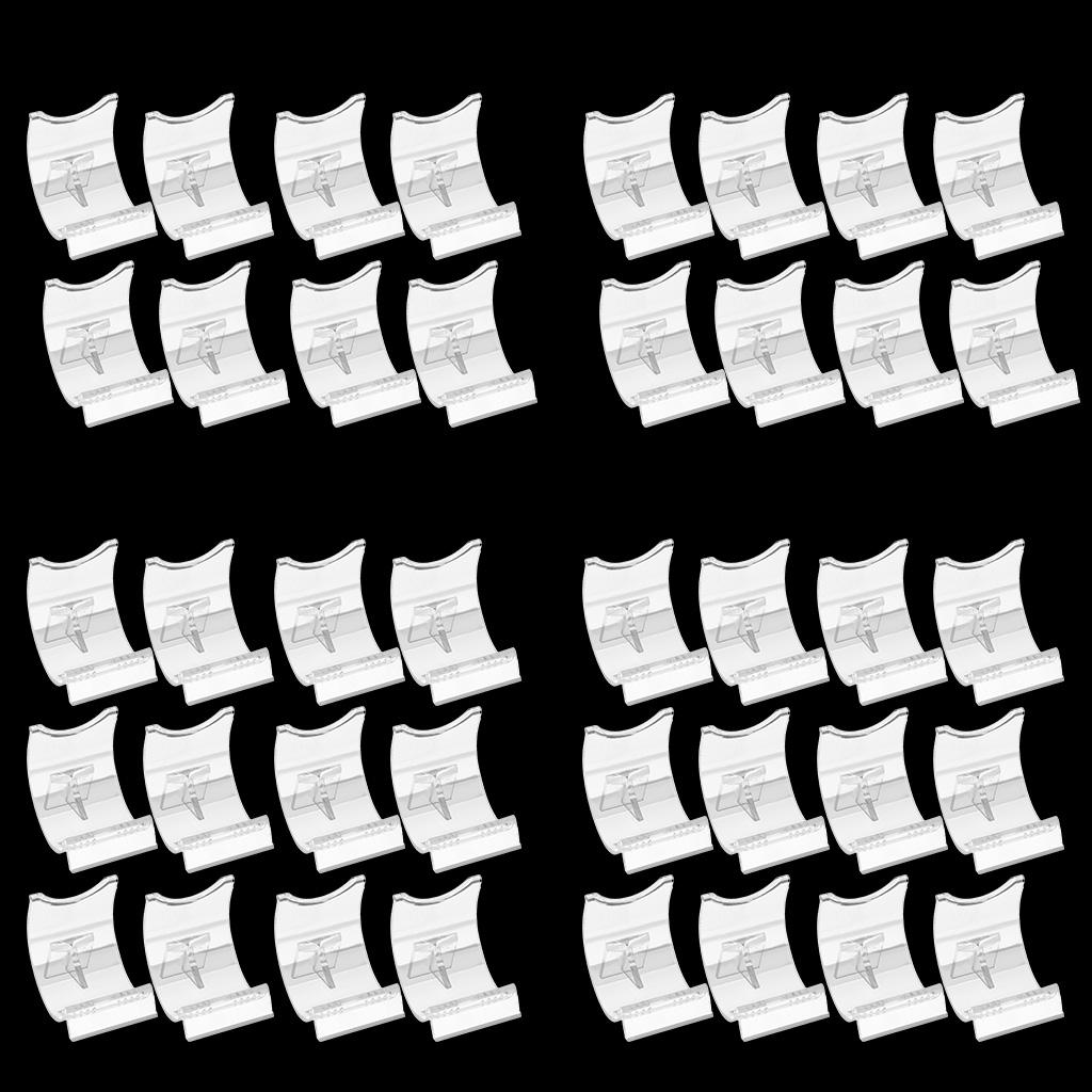 40pcs Lighter Display Stand Clear Acrylic Easel Holder Rack for Lighter