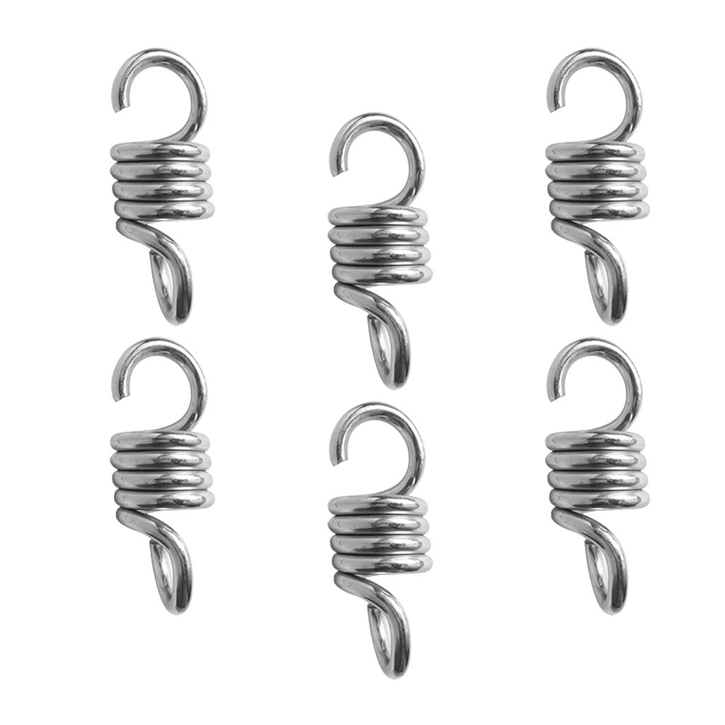 6Piece Extension Spring Suspension Hook Hanger for Yard Swing Hammock Chair