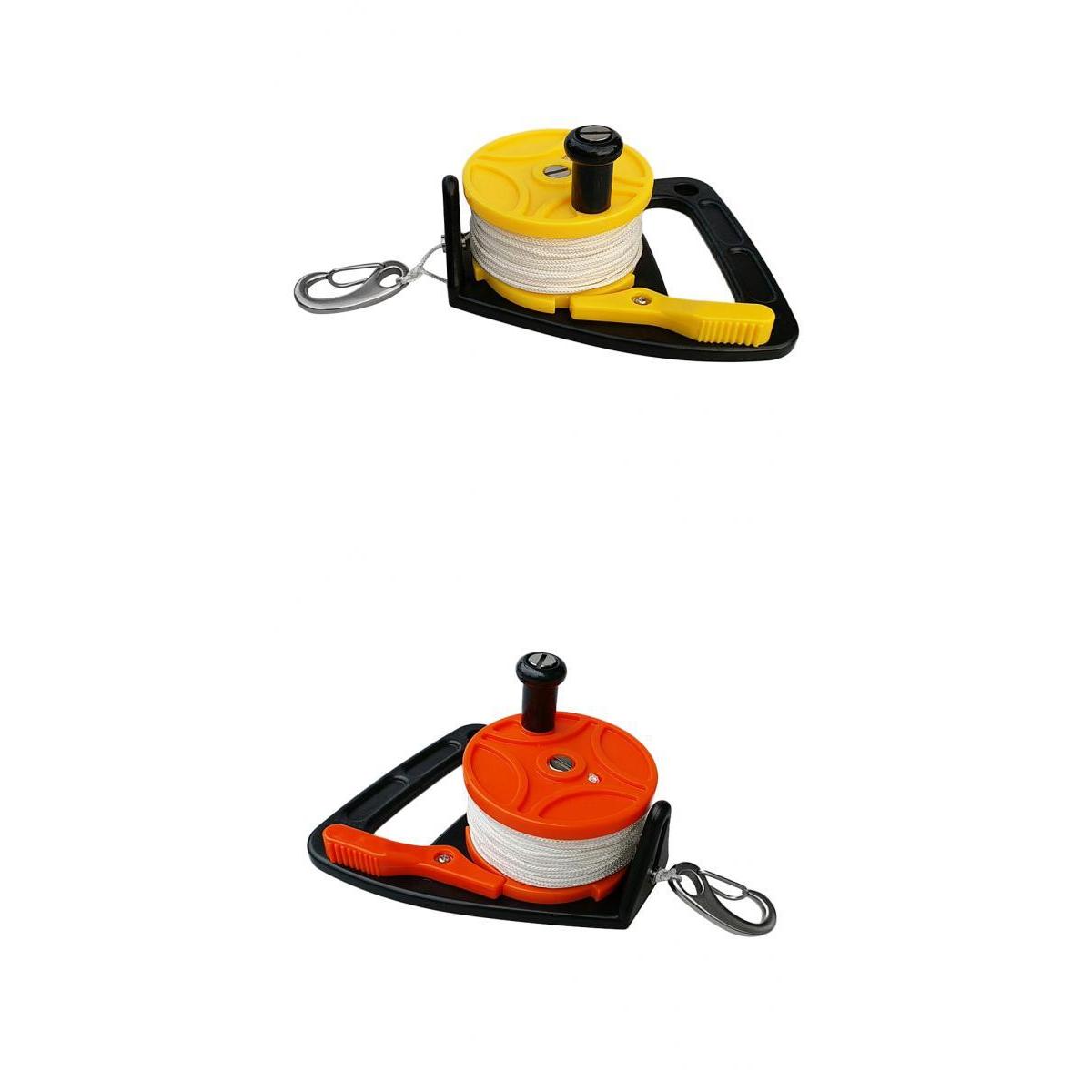 2 Pieces Scuba Diving Wreck Reel Kayak Anchor with Handle 150ft Line Snap