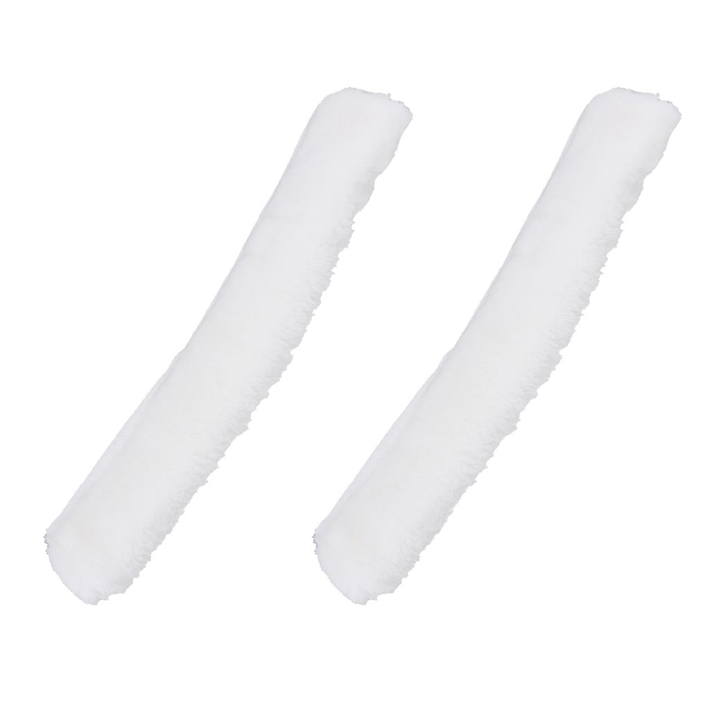 2PC Microfiber Window Scrubber Sleeve Washer Replacement Washing Cloths 35cm