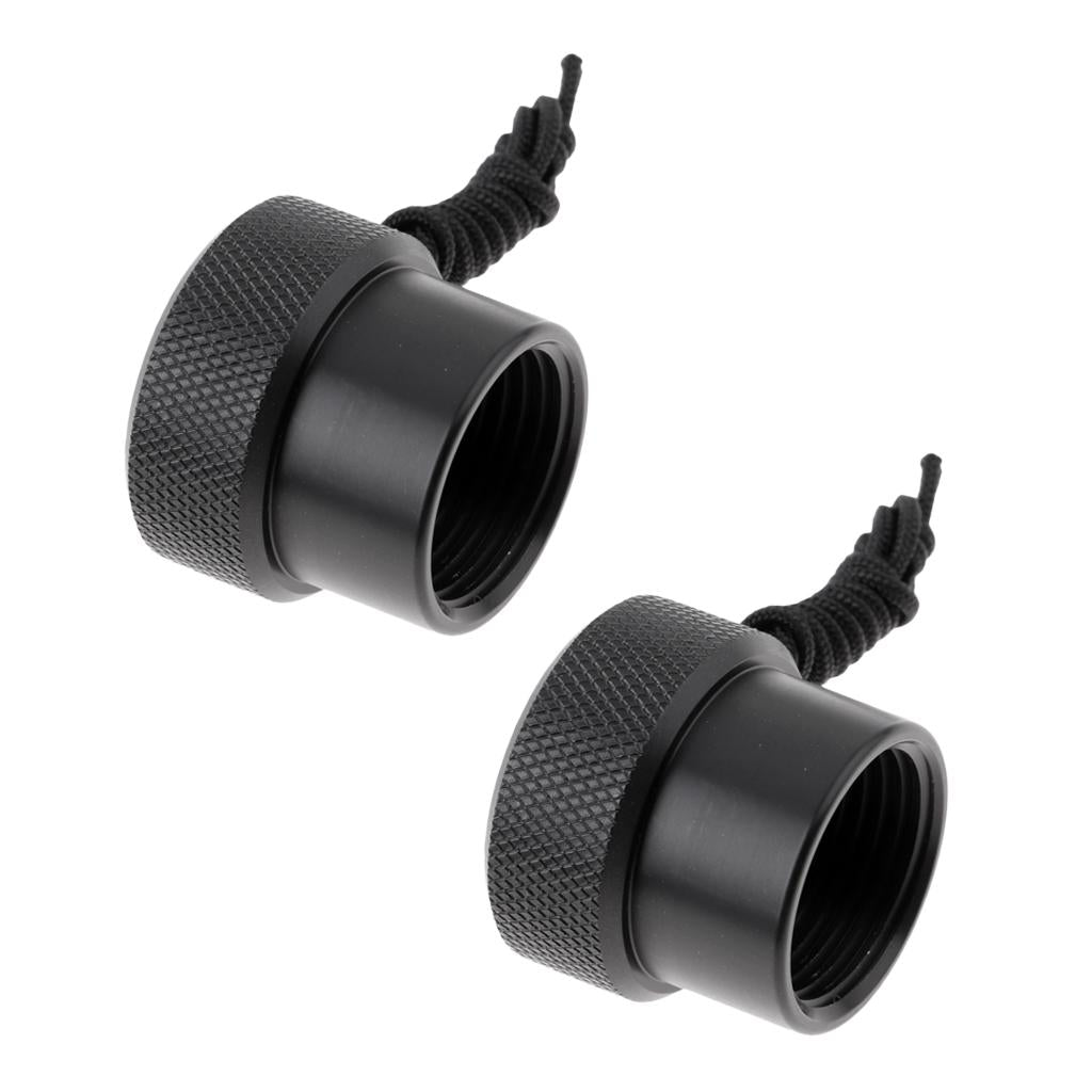 2Pcs Scuba Diving DIN Regulator Tank Valve Threaded Dust Plug Protector
