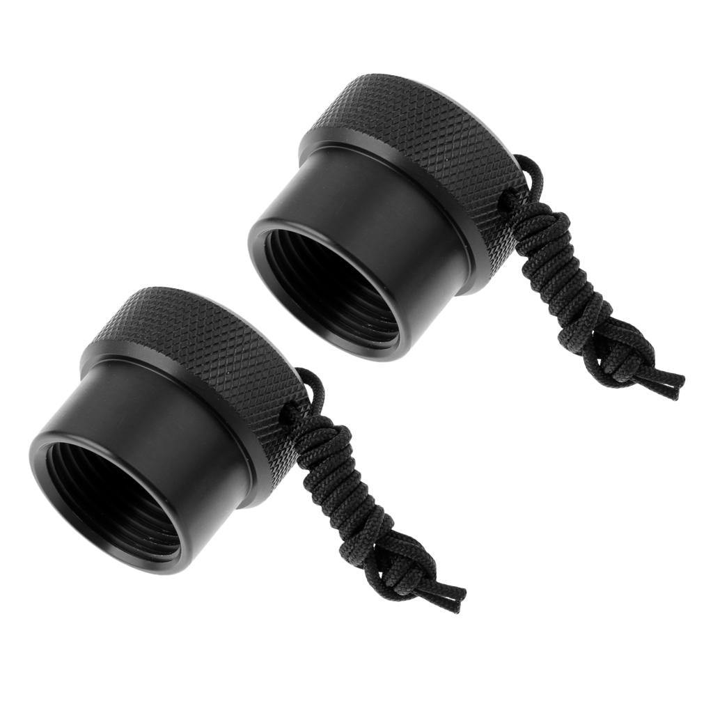 2Pcs Scuba Diving DIN Regulator Tank Valve Threaded Dust Plug Protector