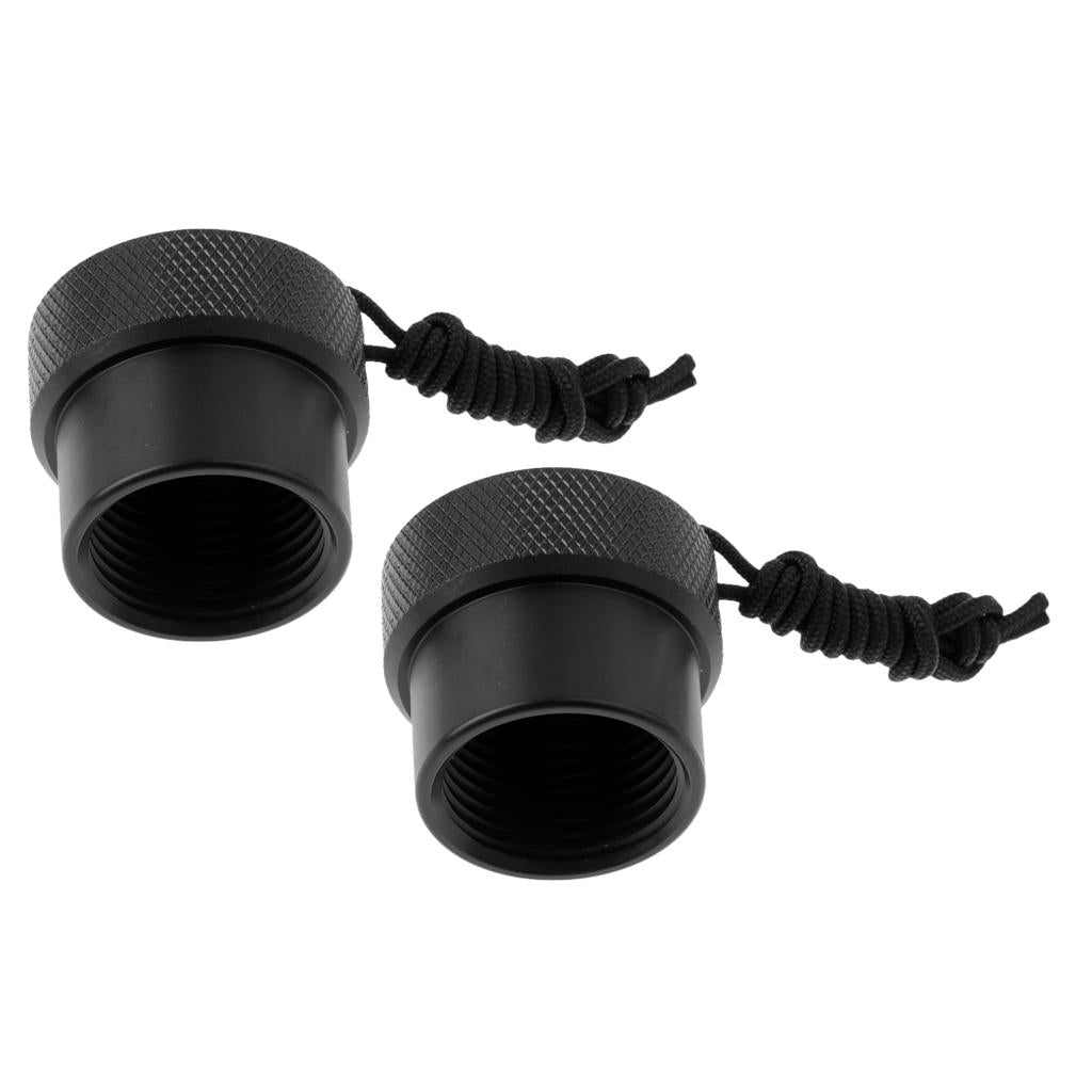 2Pcs Scuba Diving DIN Regulator Tank Valve Threaded Dust Plug Protector