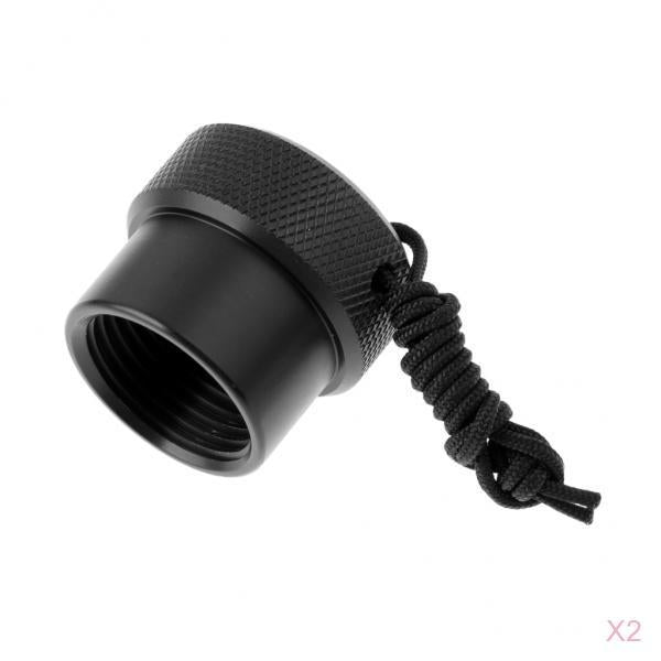 2Pcs Scuba Diving DIN Regulator Tank Valve Threaded Dust Plug Protector