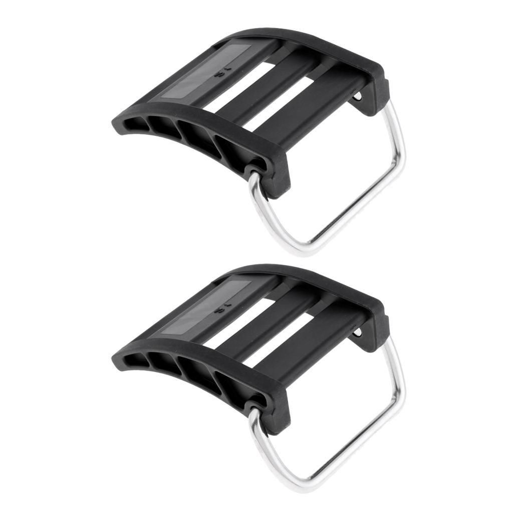 2 Pieces Scuba Diving Dive BCD Tank Strap Cam Buckle Fits Standard 5cm Belt