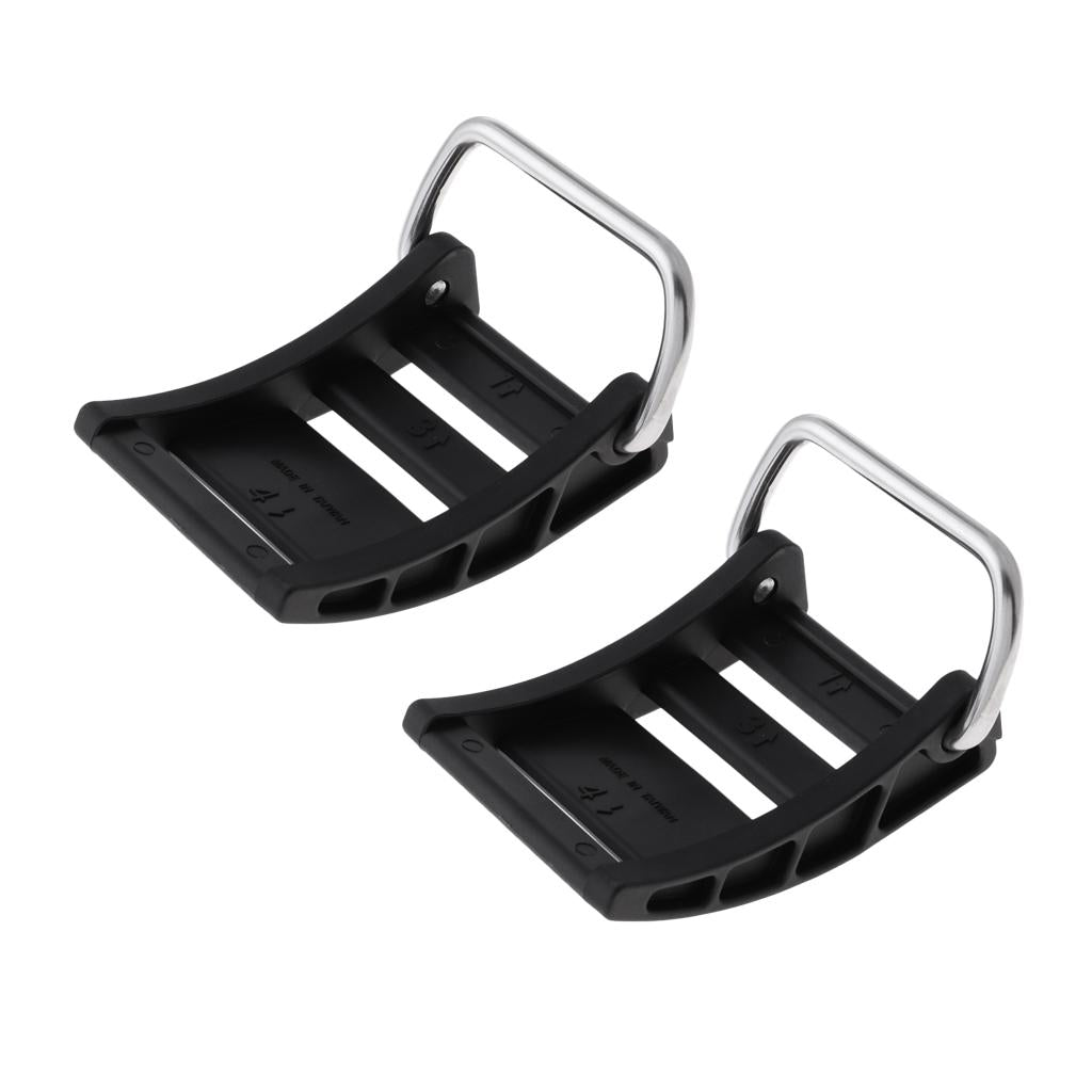 2 Pieces Scuba Diving Dive BCD Tank Strap Cam Buckle Fits Standard 5cm Belt