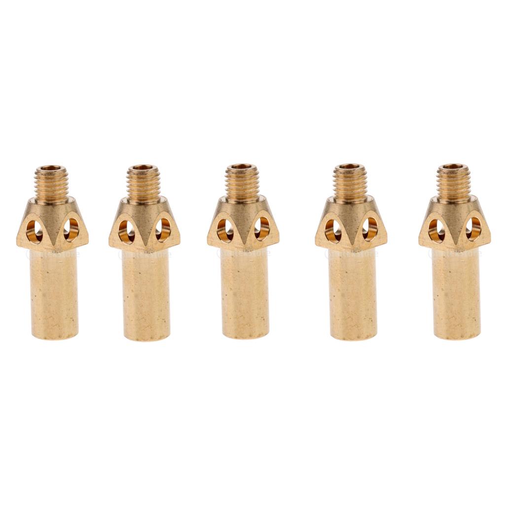 5 Pieces Brass Replacements Tips/ Nozzles/ Jets/ Burners for Propane LP Gas