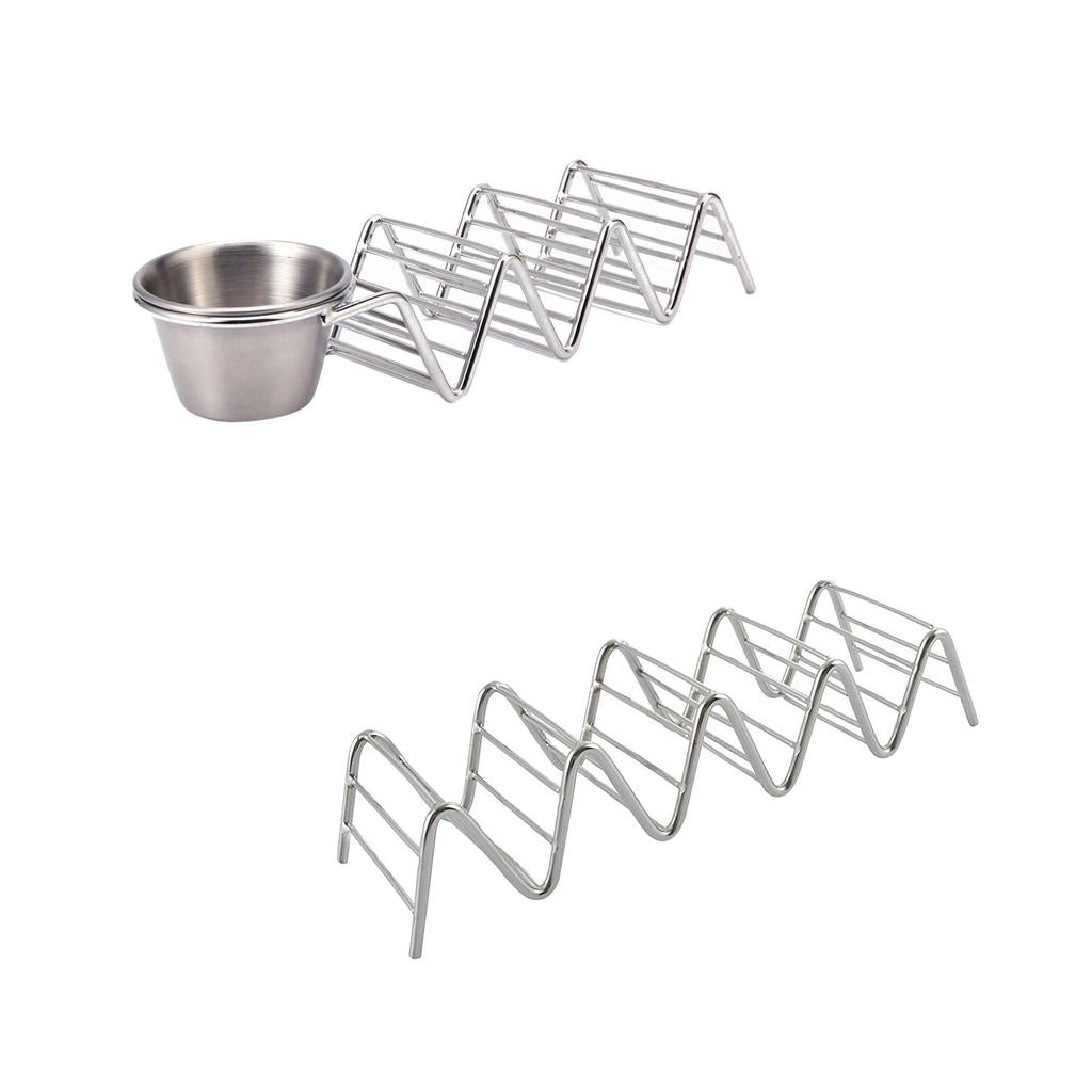 2pcs Taco Server Taco Holder Hot Dog Holder Stand Taco Display Rack