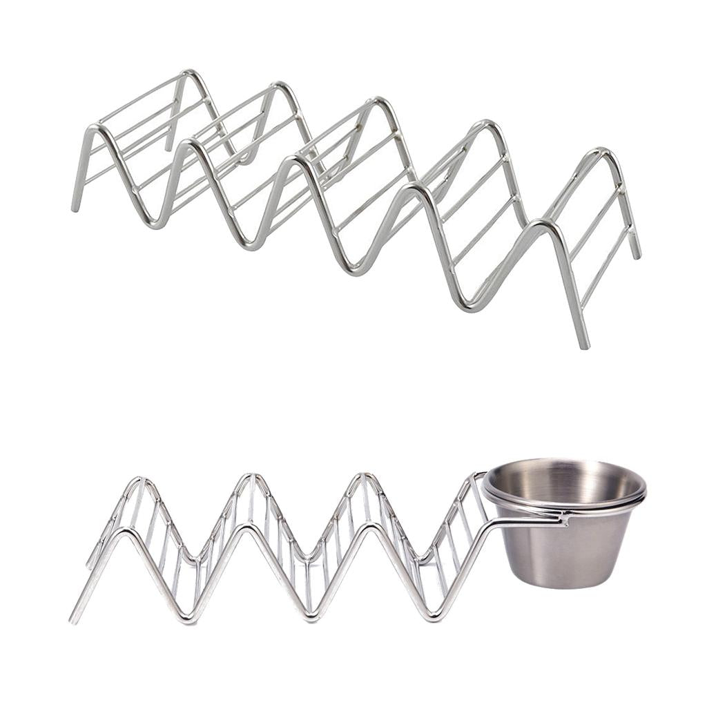 2pcs Taco Server Taco Holder Hot Dog Holder Stand Taco Display Rack