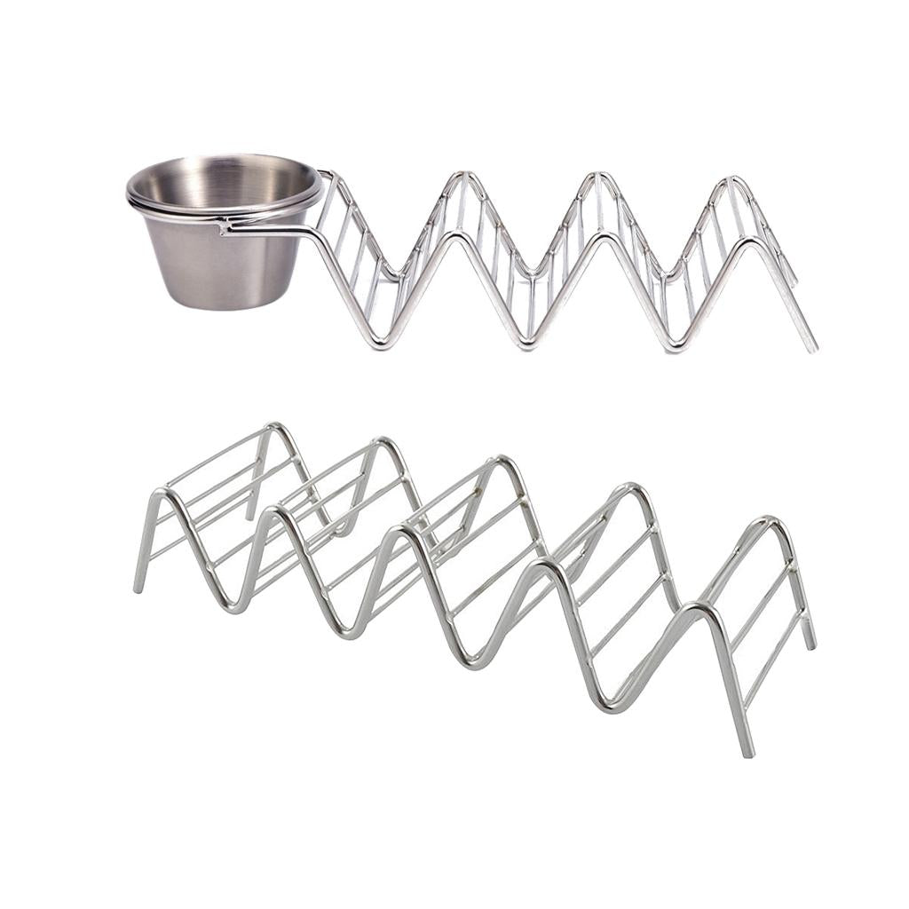 2pcs Taco Server Taco Holder Hot Dog Holder Stand Taco Display Rack