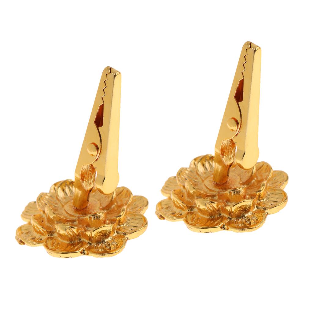 2 Buddha Incense Coils Clip Holder Flower Frame Religious Incense Coil Decor