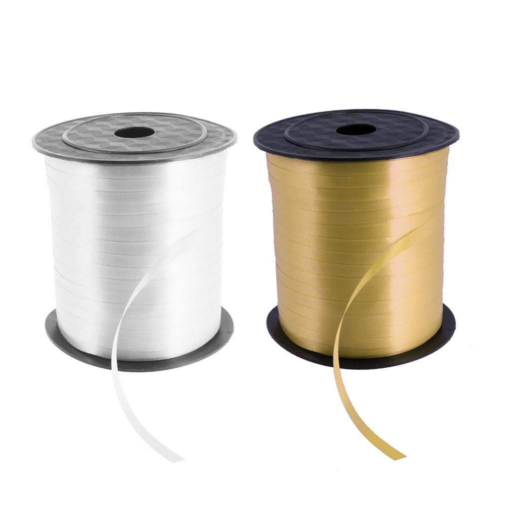 2 Rolls of 225m Balloon Curling Ribbon DIY Craft Wedding Party Decoration