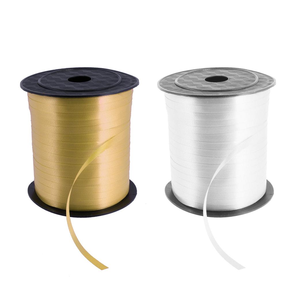 2 Rolls of 225m Balloon Curling Ribbon DIY Craft Wedding Party Decoration