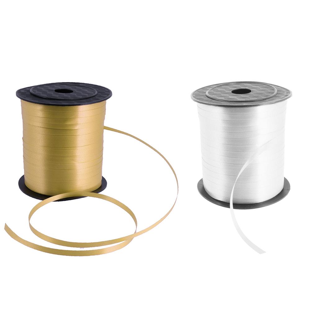 2 Rolls of 225m Balloon Curling Ribbon DIY Craft Wedding Party Decoration
