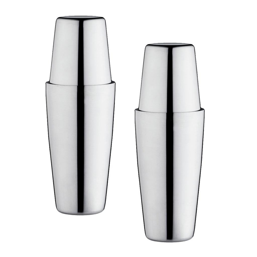 4pcs Stainless Steel Bar Cocktail Shaker for 750/550ml