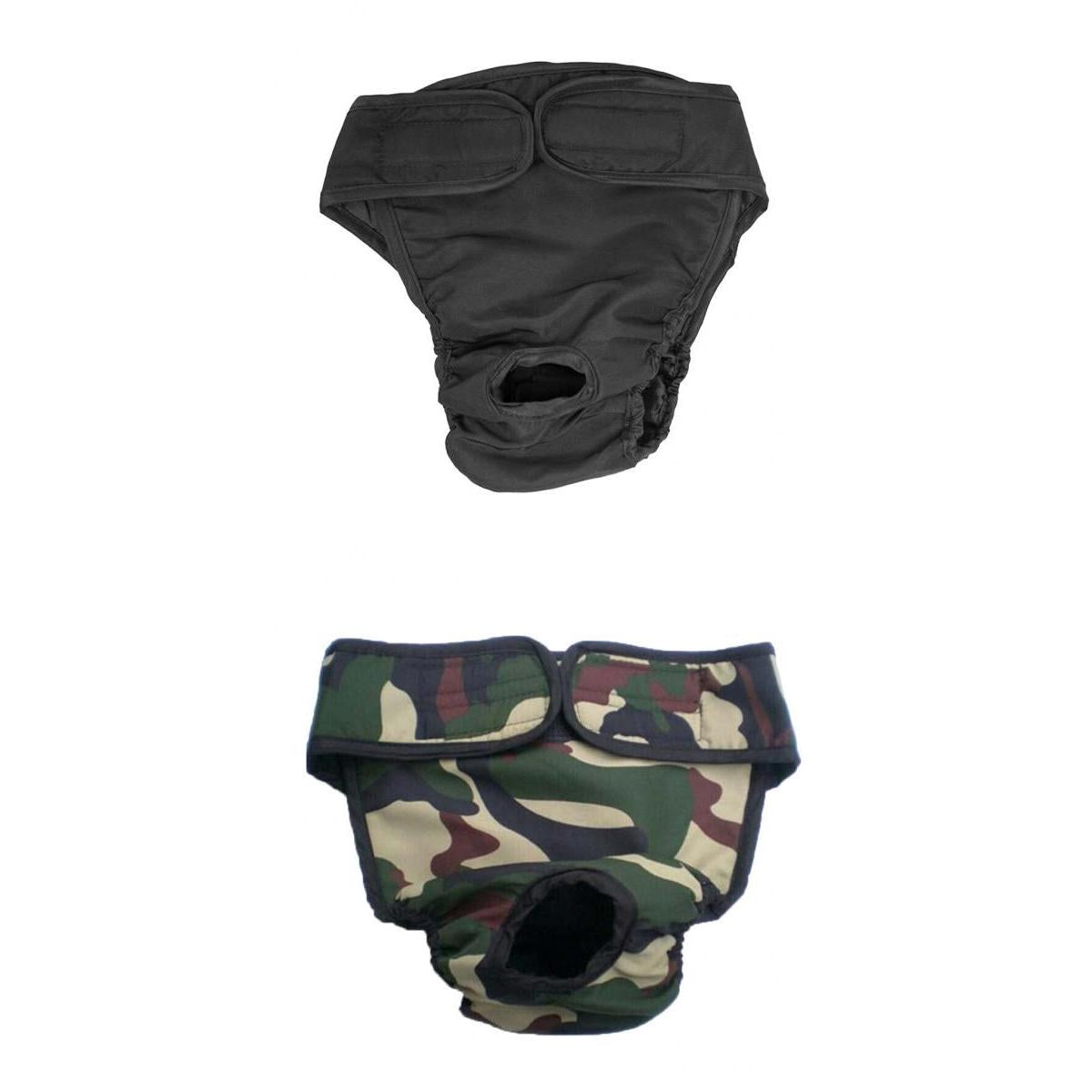 2Pcs Puppy Dog Physiological Pants Femal Dogs Sanitary Pant Diaper L