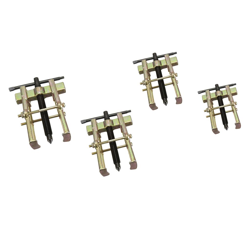 4pcs Two Jaw 2 Legs Bearing Gear Hub Puller Remover Hand Tool Removal Set