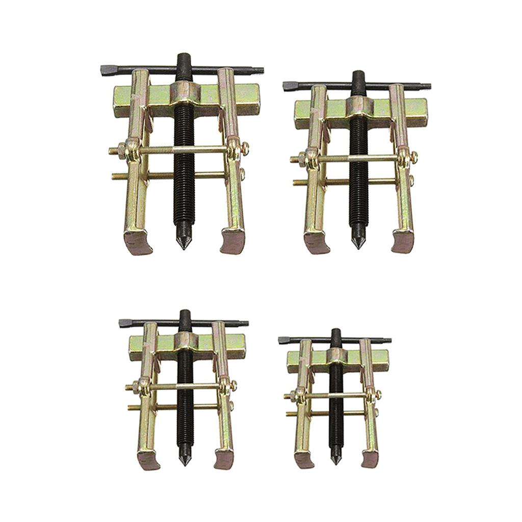 4pcs Two Jaw 2 Legs Bearing Gear Hub Puller Remover Hand Tool Removal Set