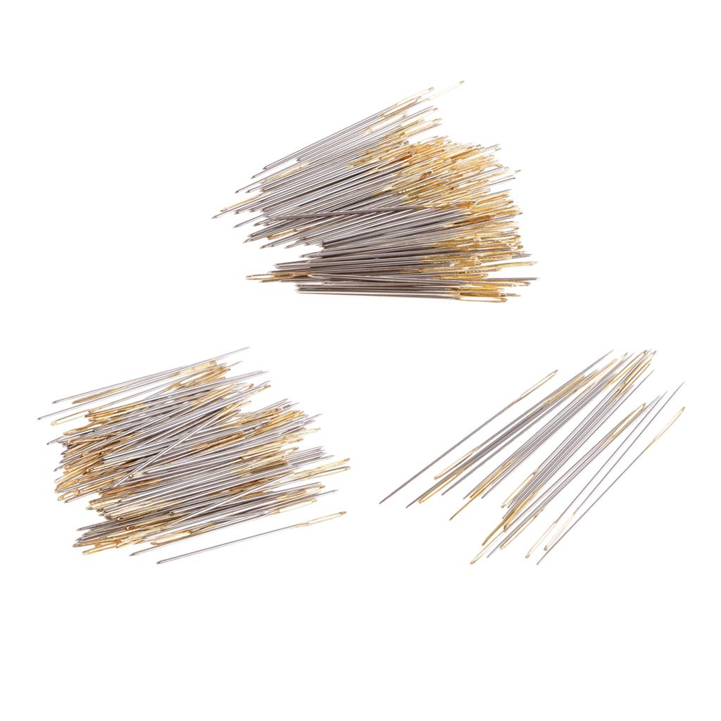 220pcs Large Eye Embroidery Fabric Cross Stitch Needles DIY 24# 26# 28#