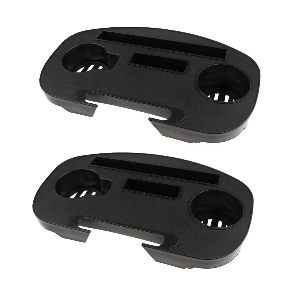 1 Pair Clip-on Folding Reclining Chair/Zero Gravity Chair Tray Cup Holder