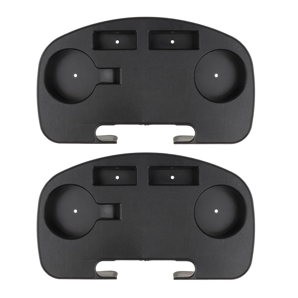 2 Pieces Clip-on Folding Reclining/Zero Gravity Chair Tray Cup Holder