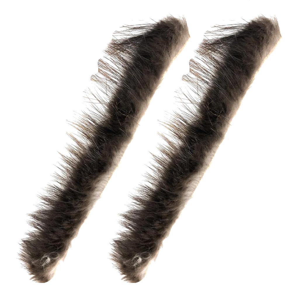 1 Pair Bow String Silencers Artificial Beaver Hair - Reduce String Vibration