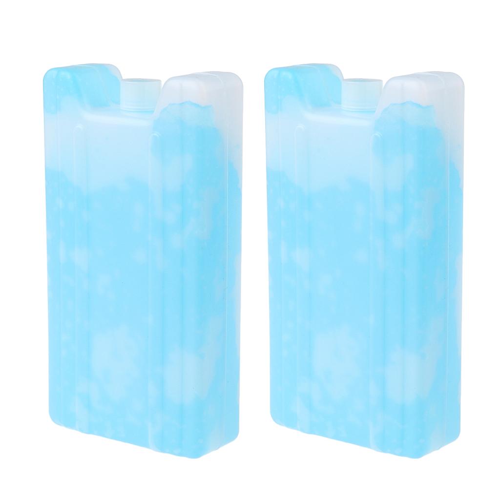 2 Pieces Ice Pack for Lunch Box/ Lunch Freezer/ Cooler Bag Reusable