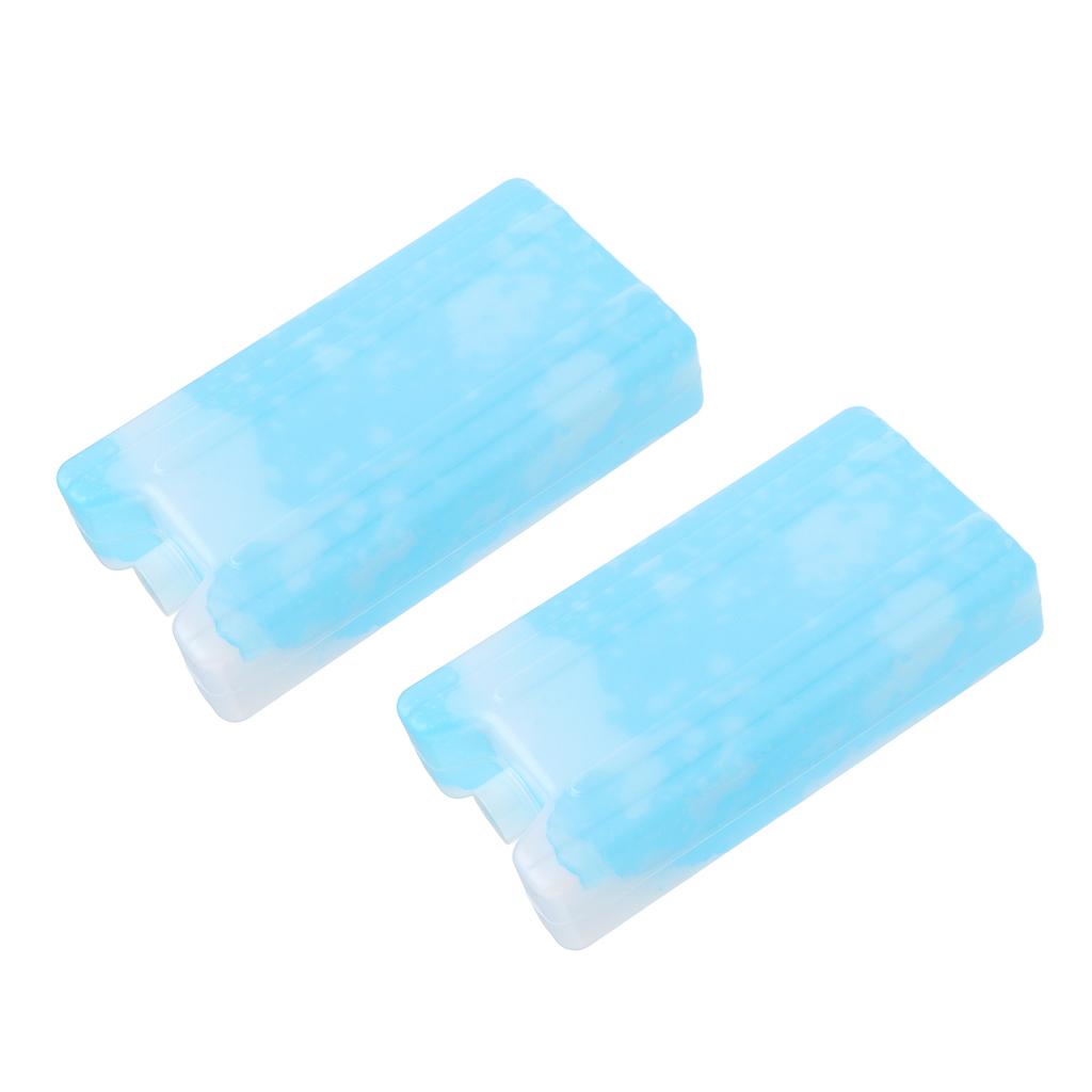 2 Pieces Ice Pack for Lunch Box/ Lunch Freezer/ Cooler Bag Reusable