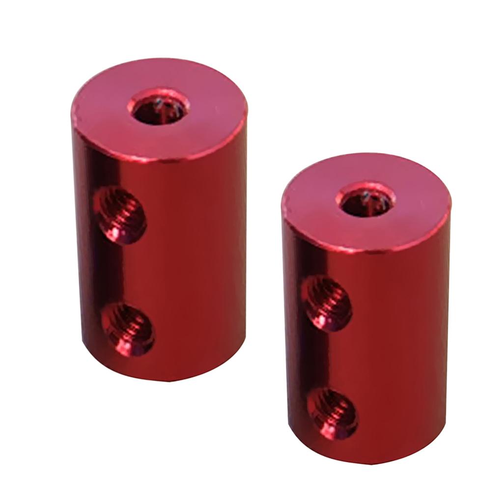 2 Pieces Flexible Shaft Coupling Rigid Coupler Motor Connector 2-3mm+2-2mm