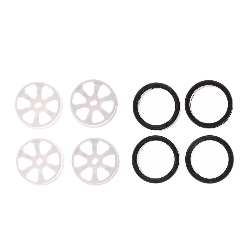 4xWheel Rim+4xTires for WLtoys K969 K989 P929 1/28 RC Drift Car Spare Parts