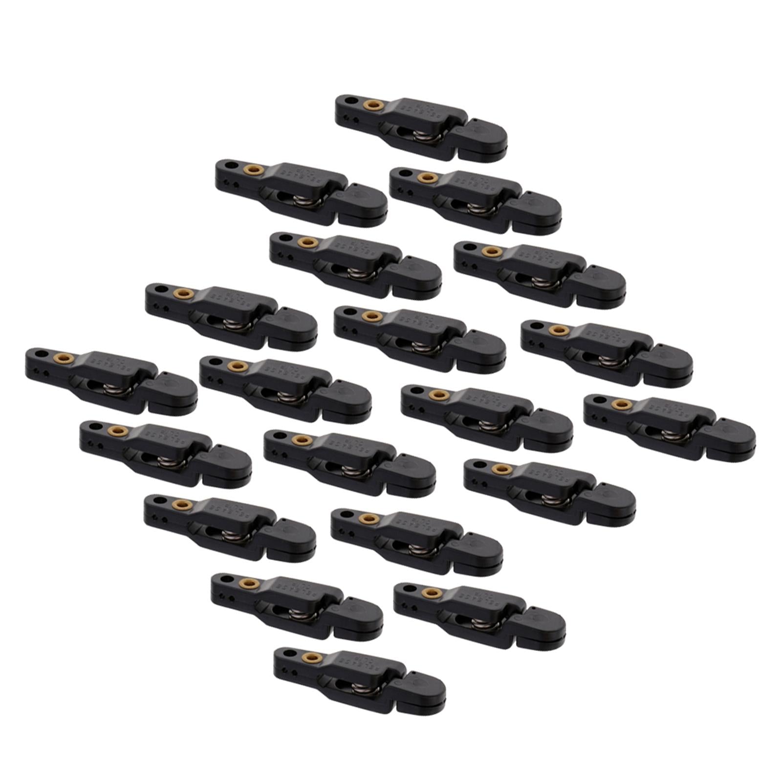 20x Snap Release Clip for Weight Planer Board Kite Offshore Fishing Black
