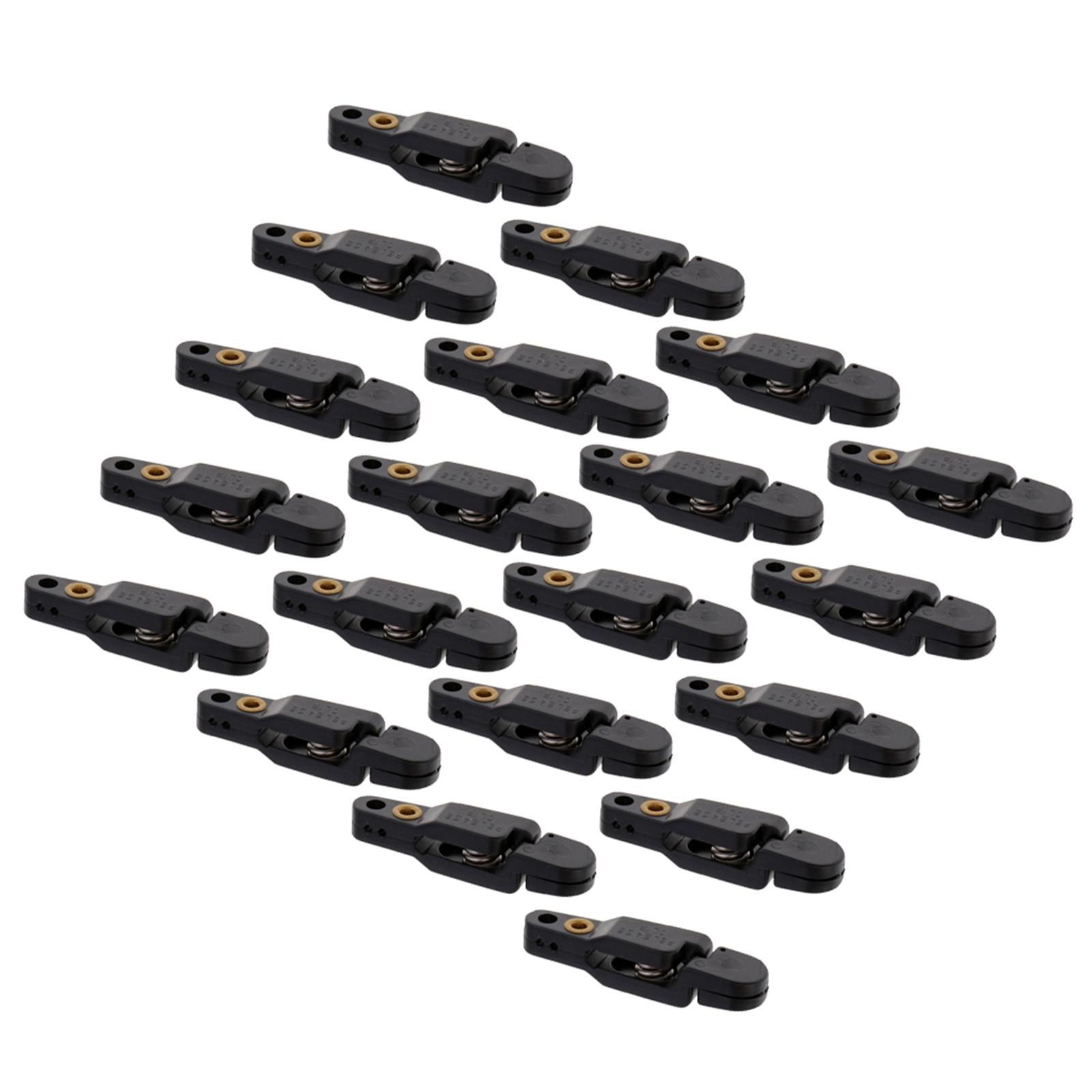 20x Snap Release Clip for Weight Planer Board Kite Offshore Fishing Black