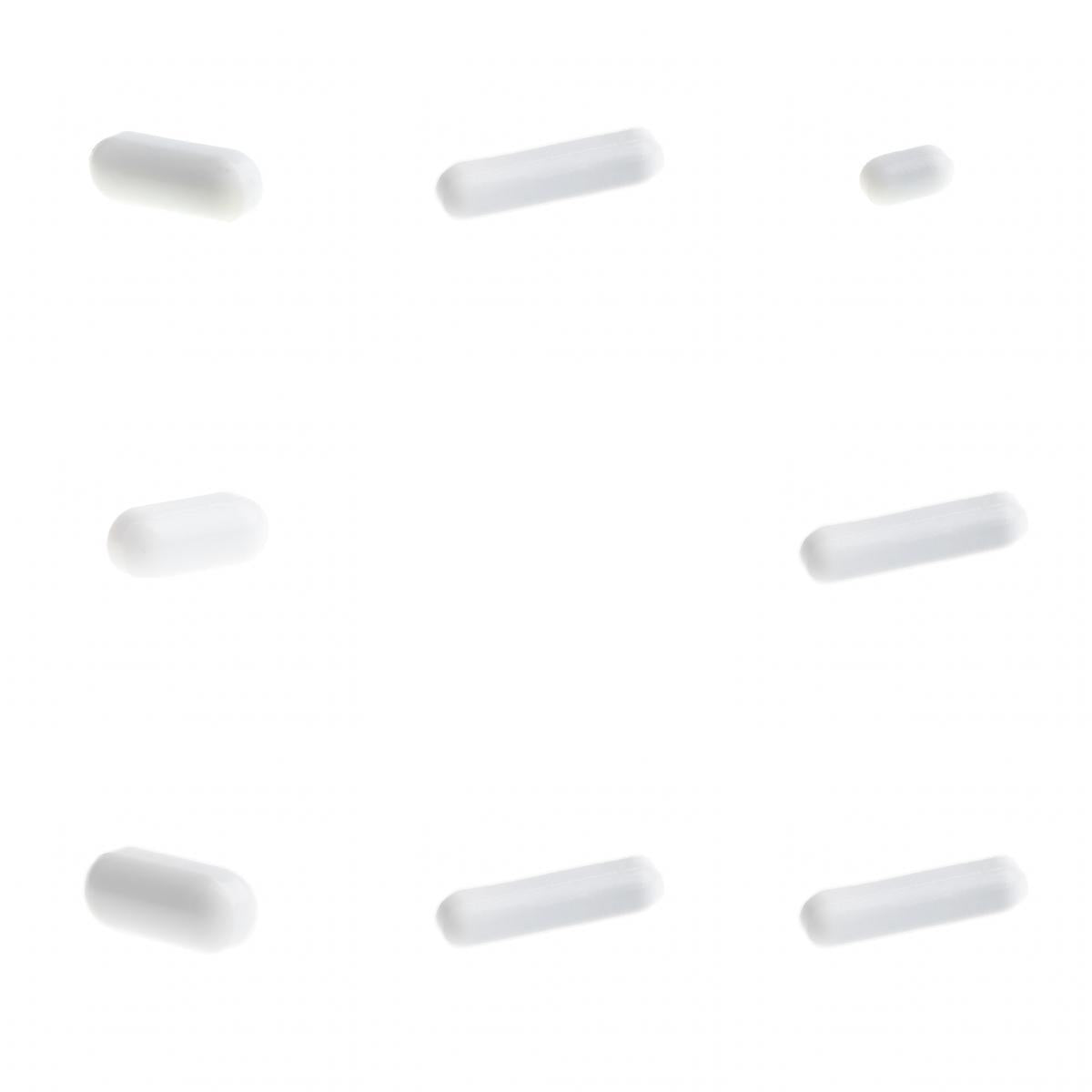 8pcs PTFE Magnetic Stirrer Mixer Stir Bar Science Lab Experiment Equipment