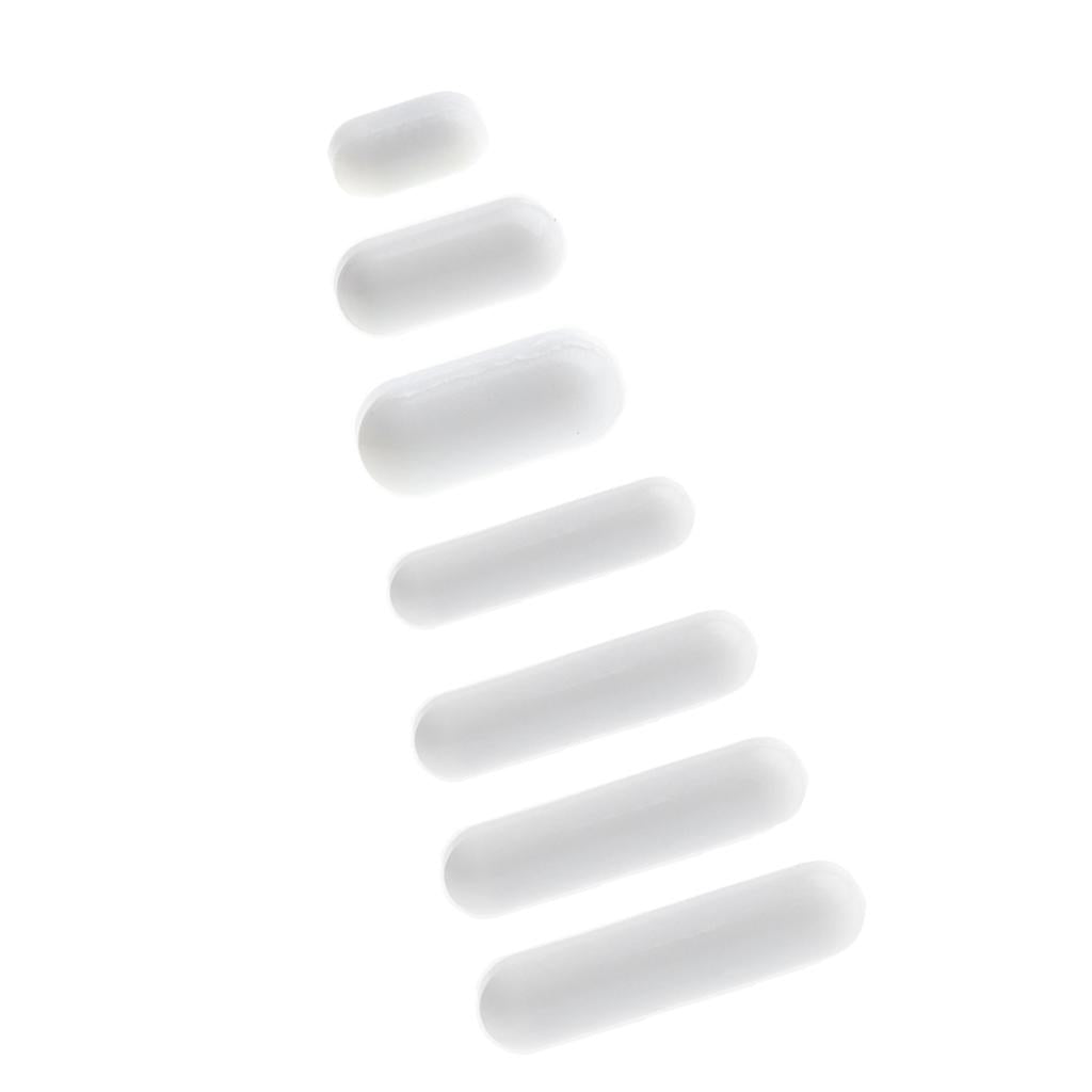 8pcs PTFE Magnetic Stirrer Mixer Stir Bar Science Lab Experiment Equipment