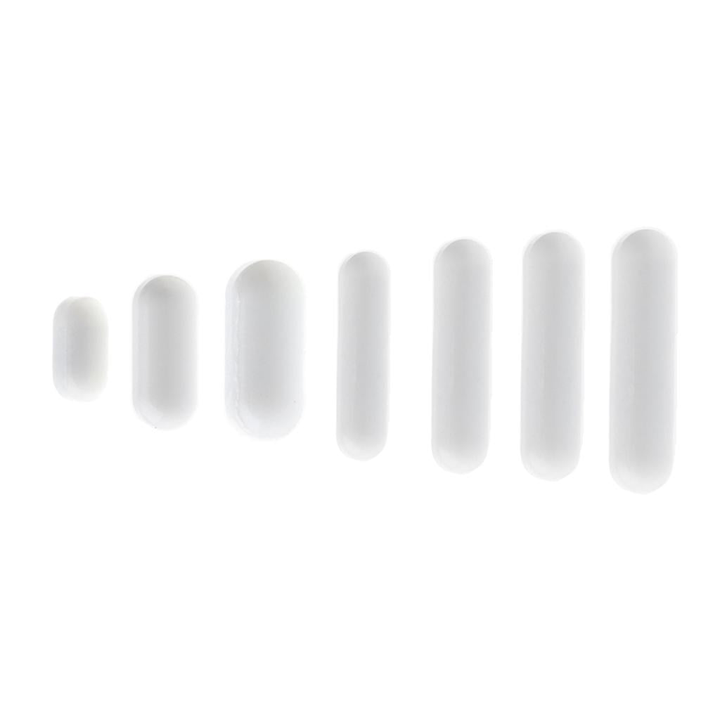 8pcs PTFE Magnetic Stirrer Mixer Stir Bar Science Lab Experiment Equipment