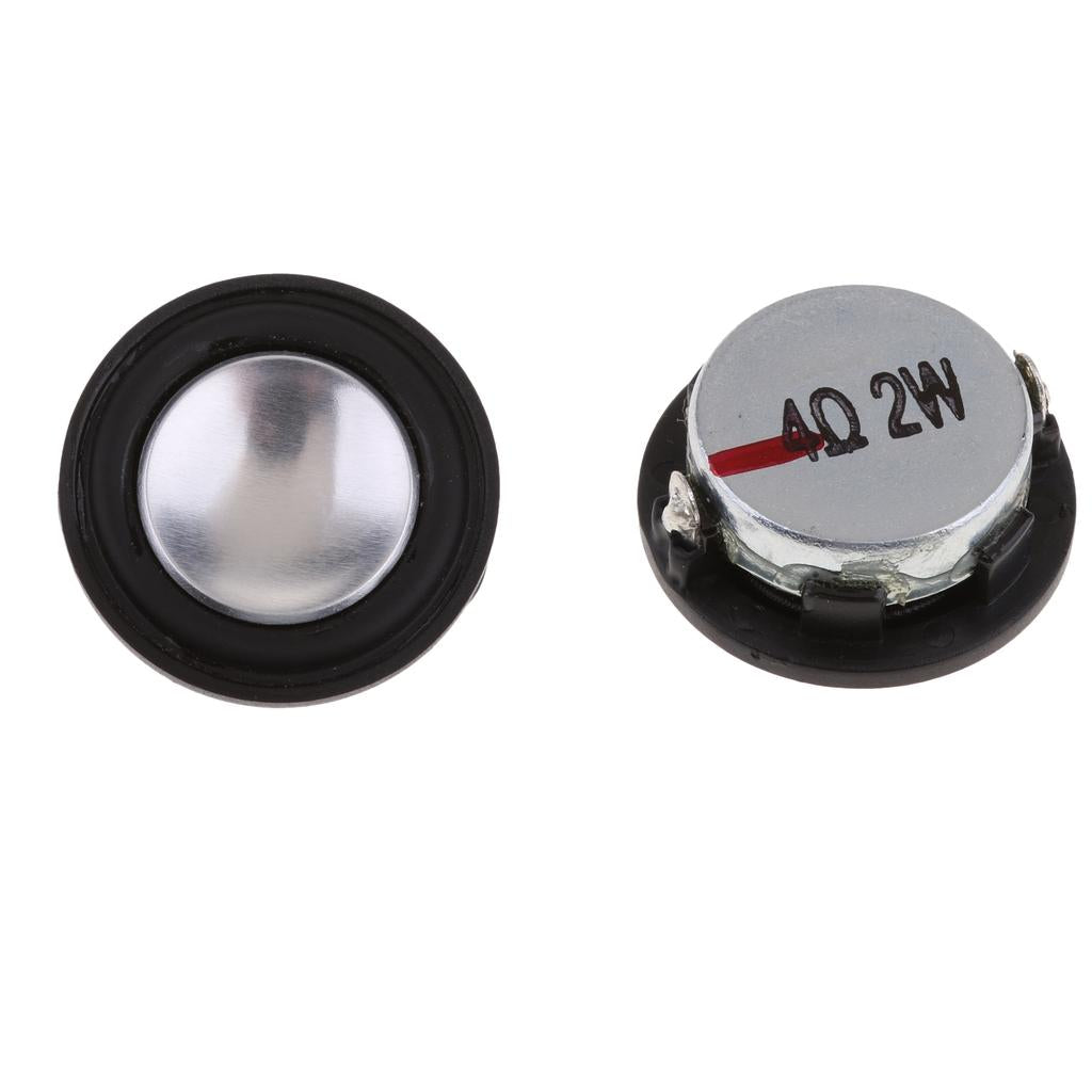 28mm 2W Stereo Audio Speaker 1 inch 4Ohm Full-range DIY Loudspeakern 2Pcs"