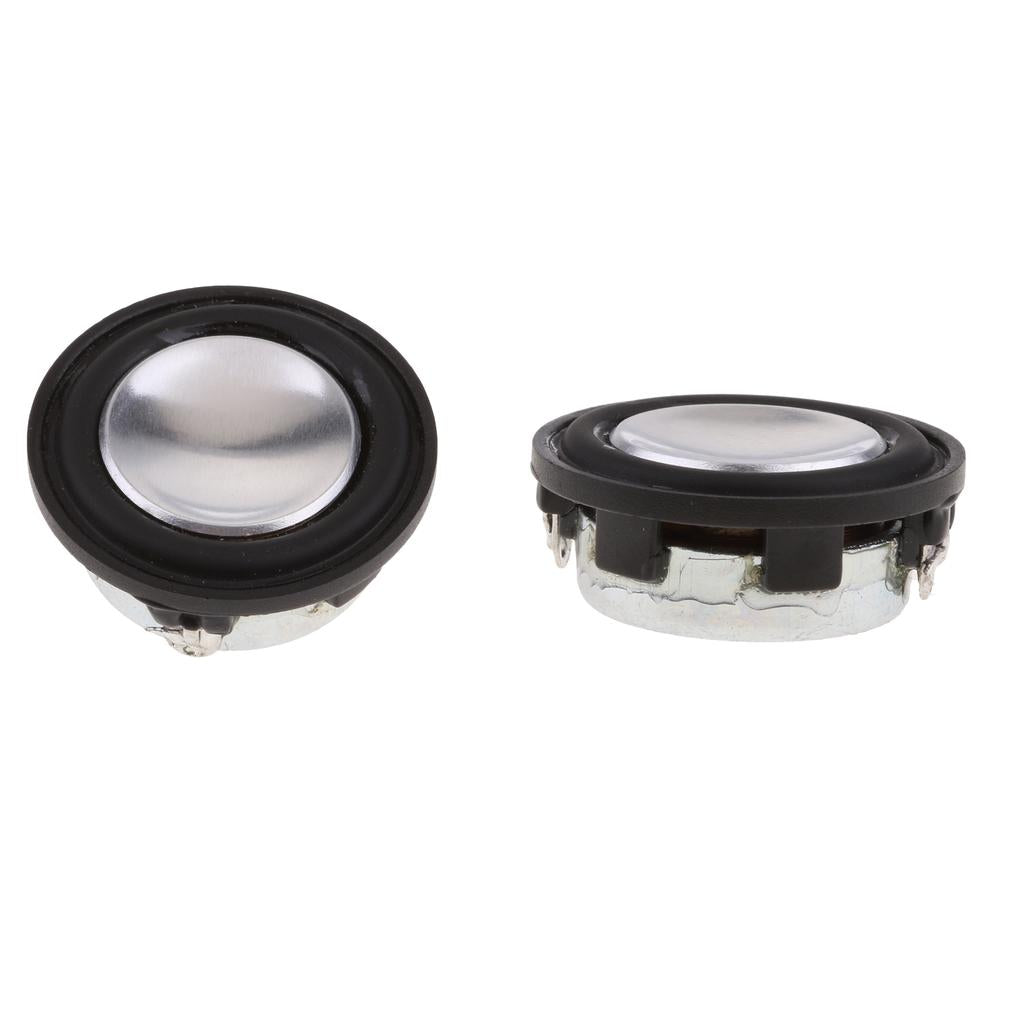 28mm 2W Stereo Audio Speaker 1 inch 4Ohm Full-range DIY Loudspeakern 2Pcs"