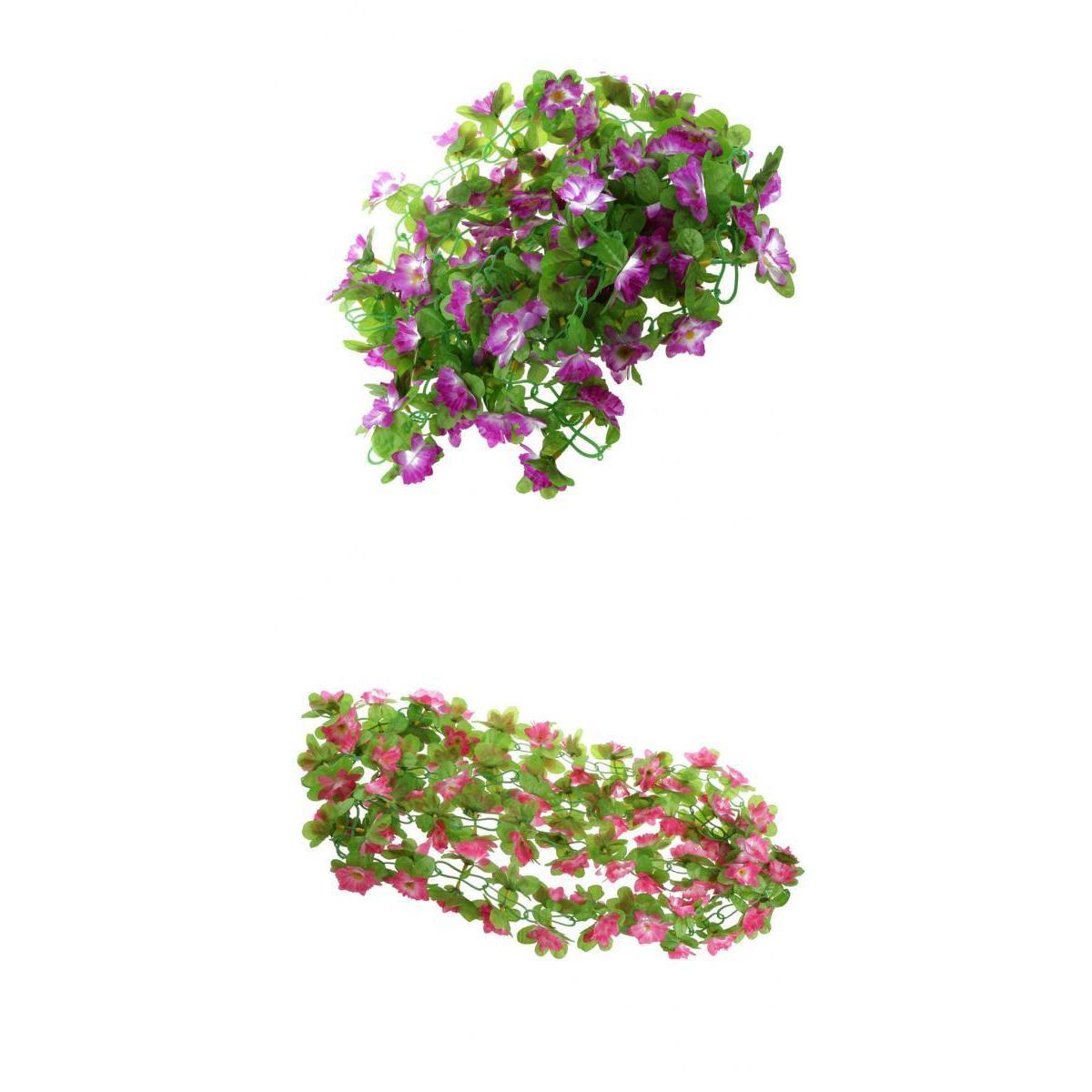 2pcs Artificial Silk Daffodil Flower Vine Hanging Garland Home Party Decor