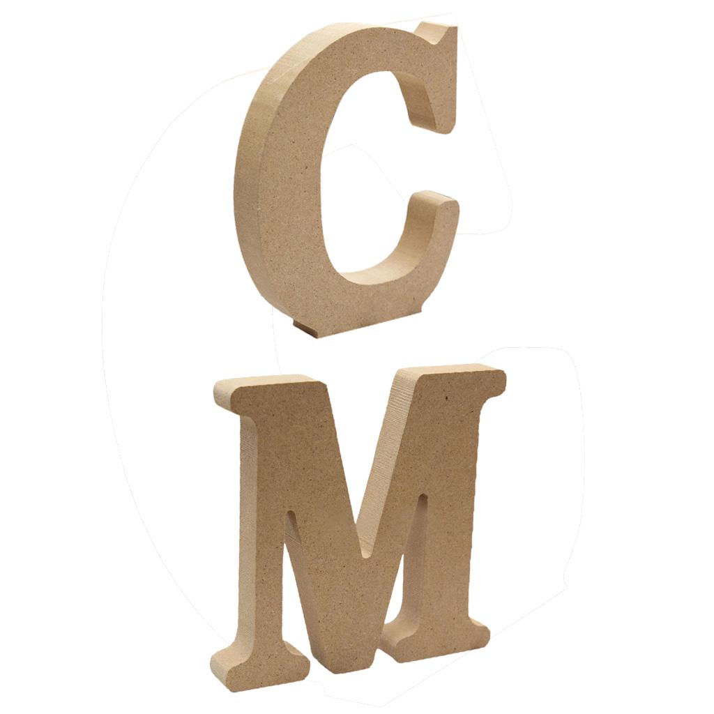 2x Wooden Alphabet Craft Letter Plaque Wall Hanging Wedding Nursery Decor C